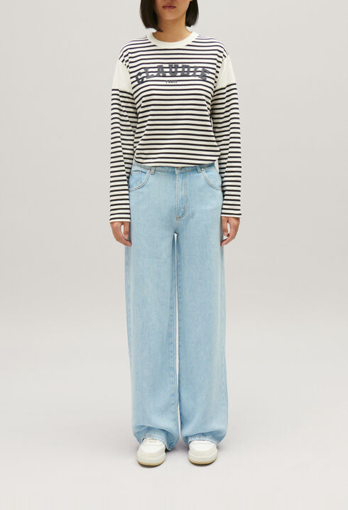 T-shirt Claudie bicolore 