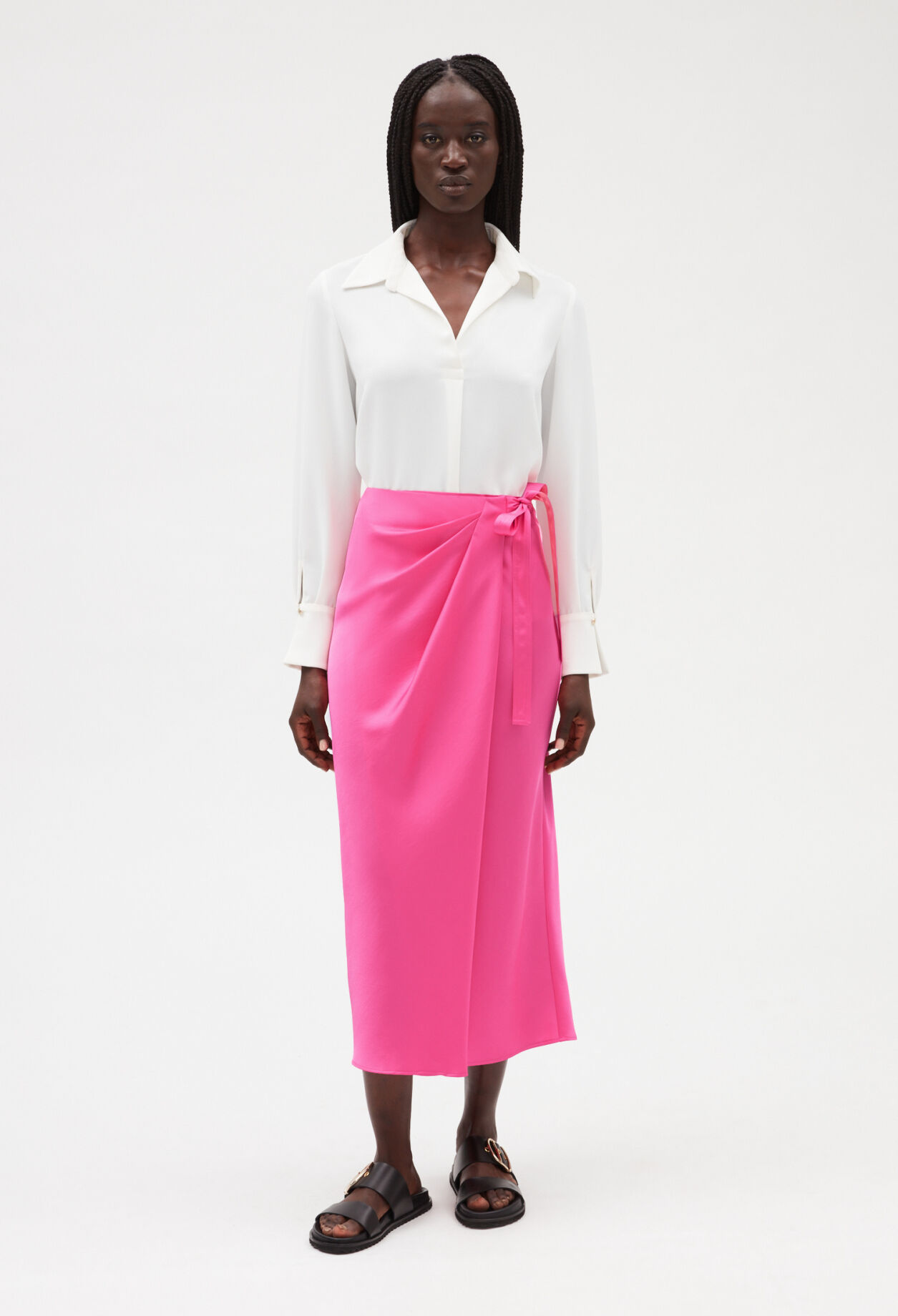 Jupe rose longue online