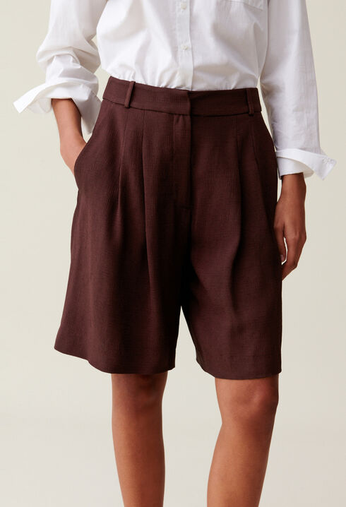 Bermuda taille haute