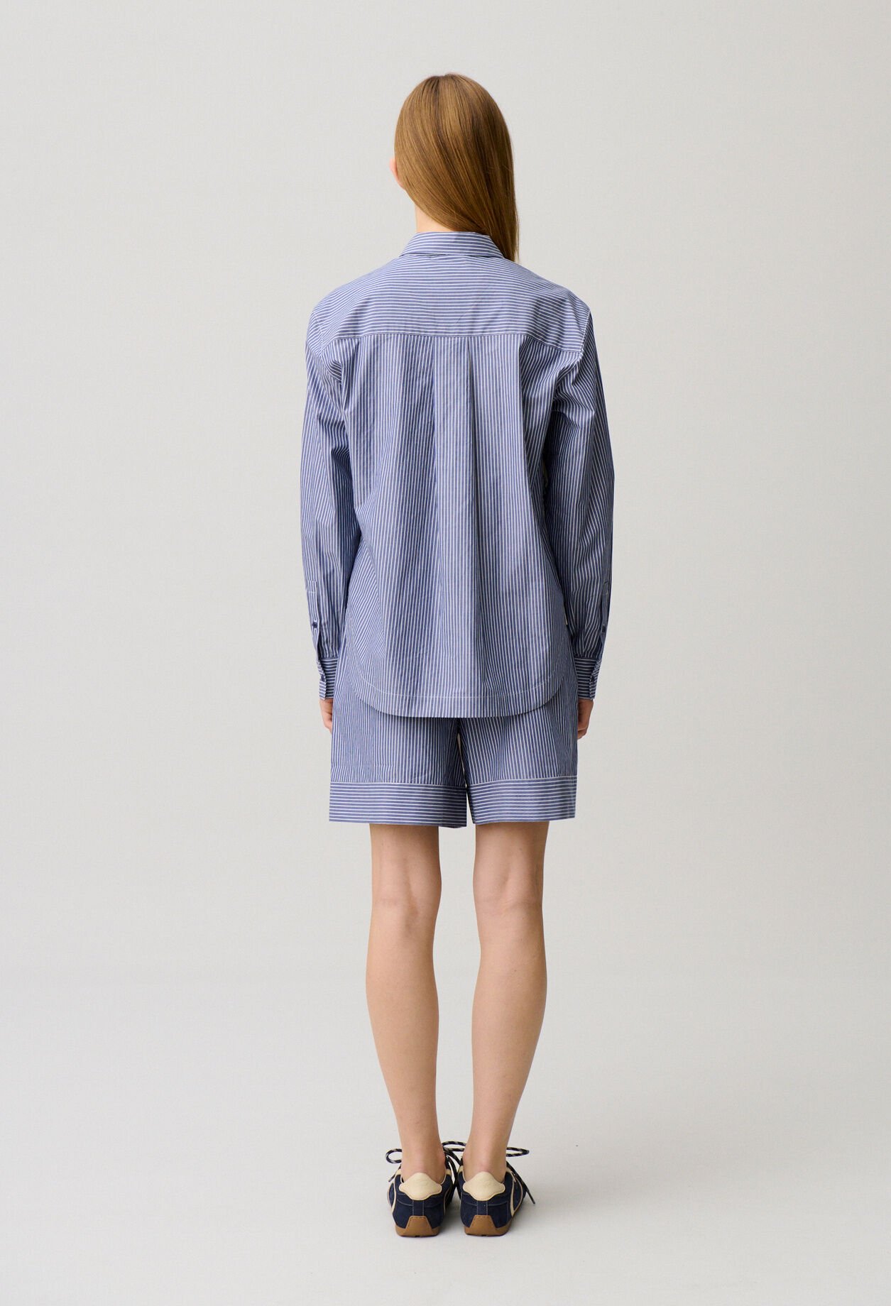 Chemise coton ray&eacute;e