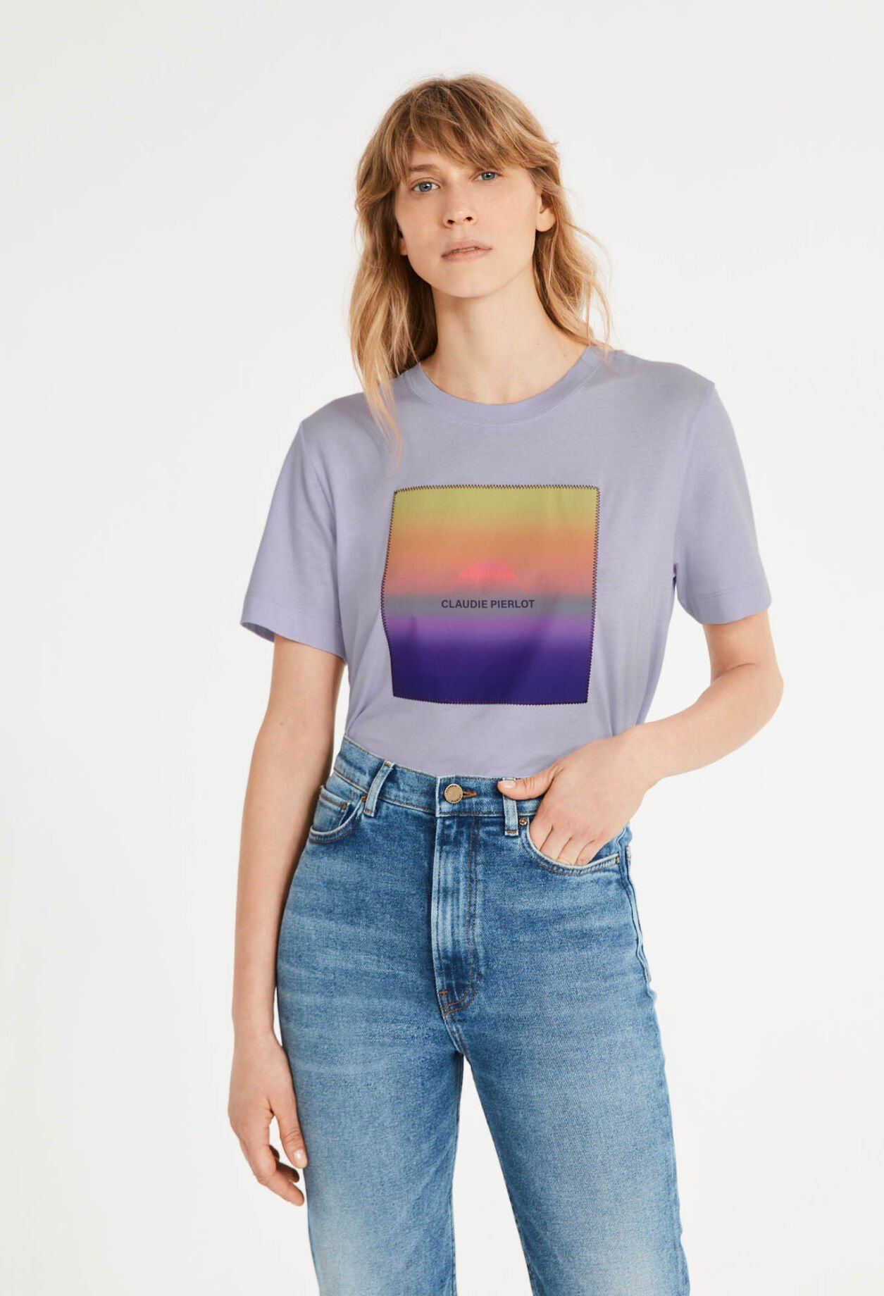 T-shirt lilas