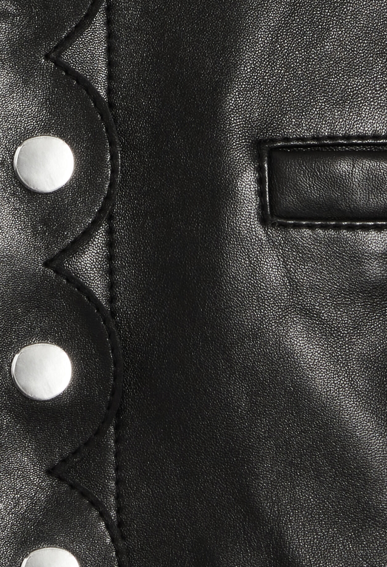 Blouson cuir lisse