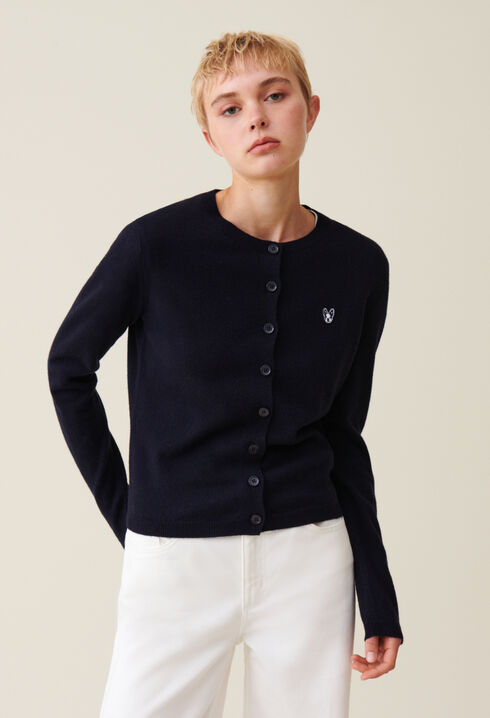 Cardigan Jean Toto laine 