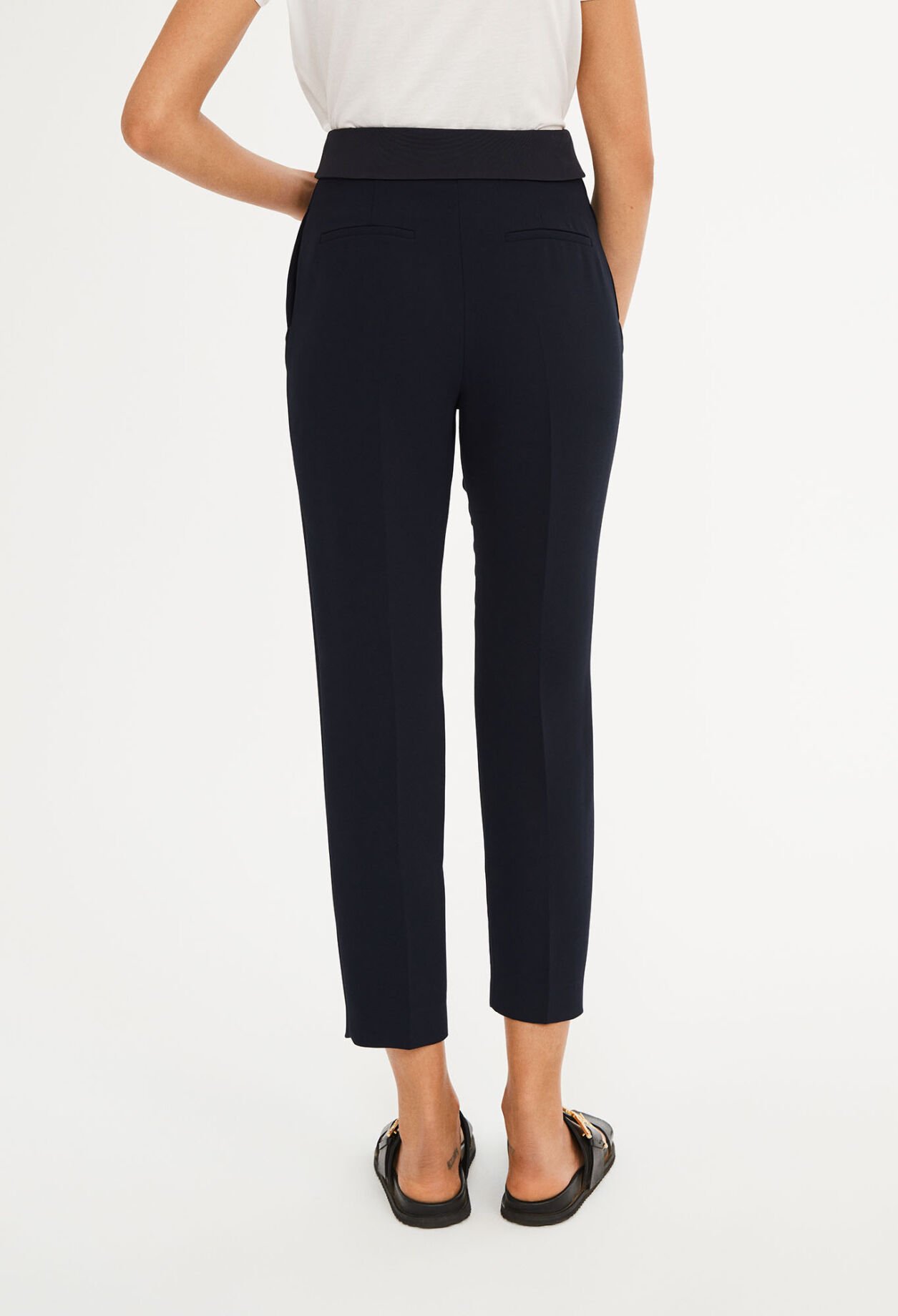 Pantalon tailleur carotte
