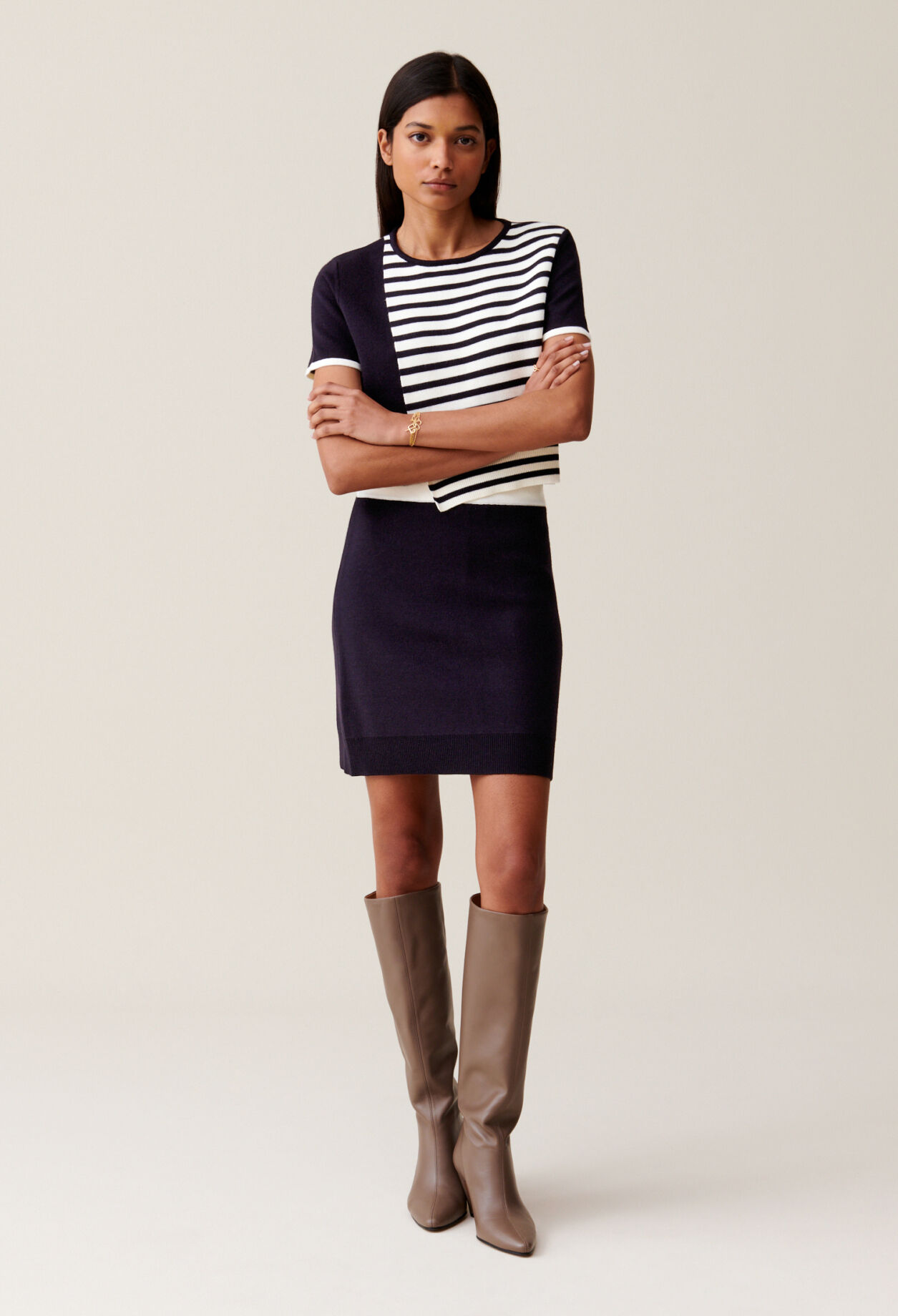 Jupe courte laine discount