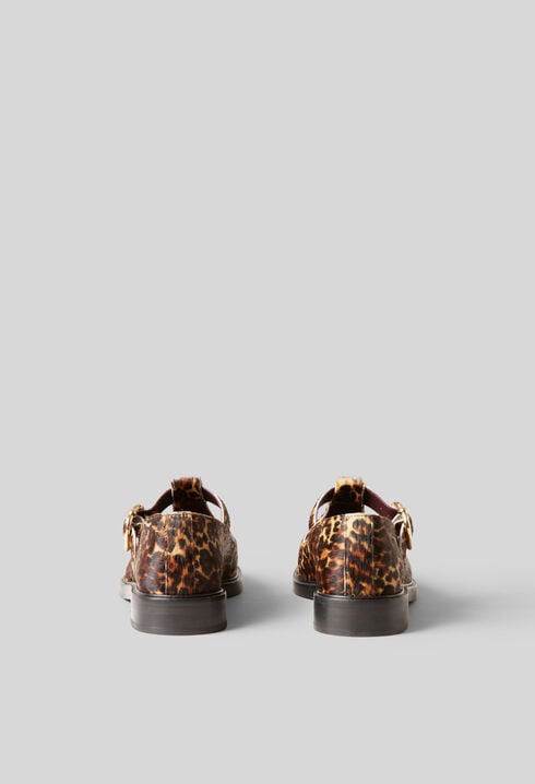 Babies cuir léopard