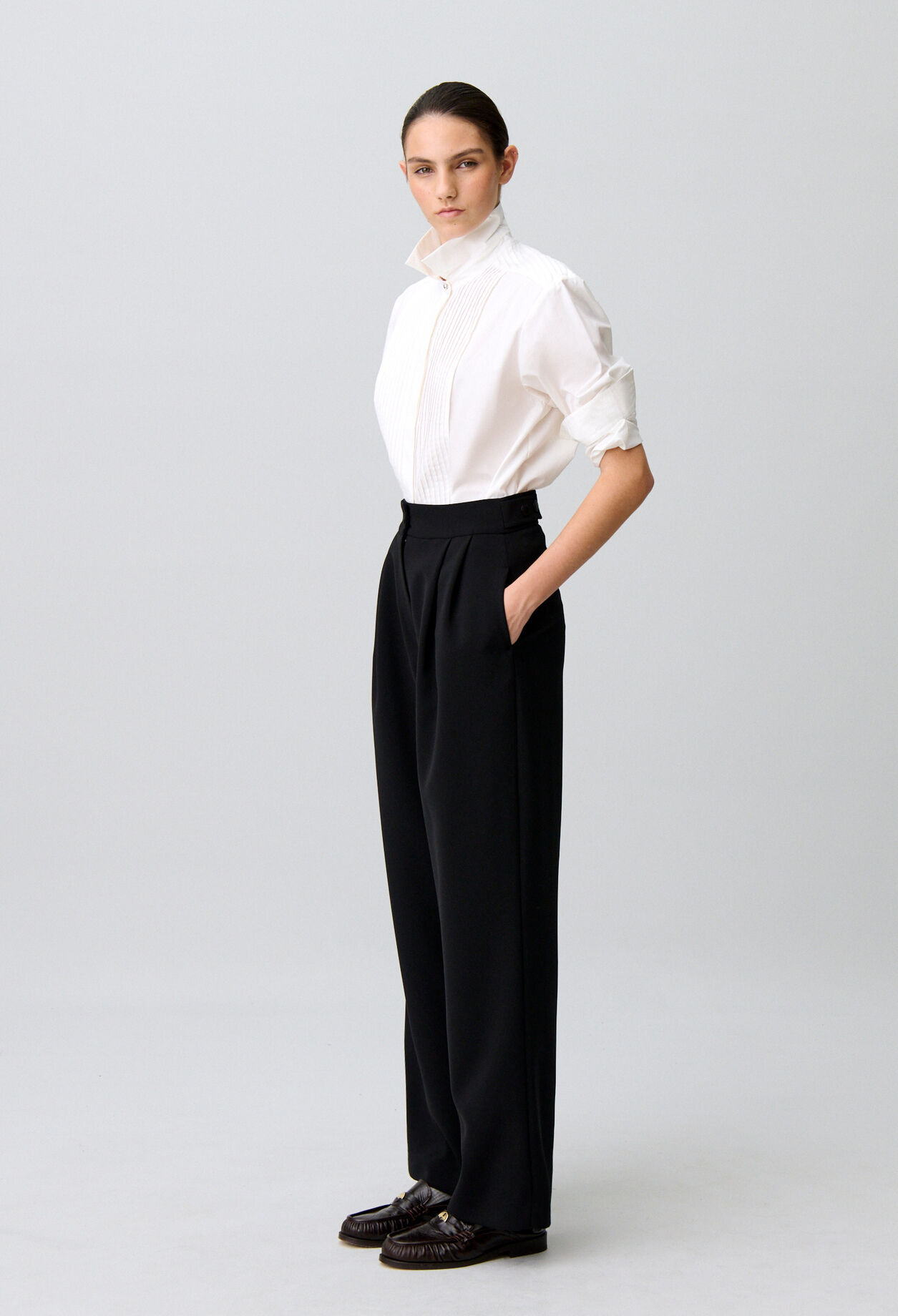 Pantalon tailoring jambes droites