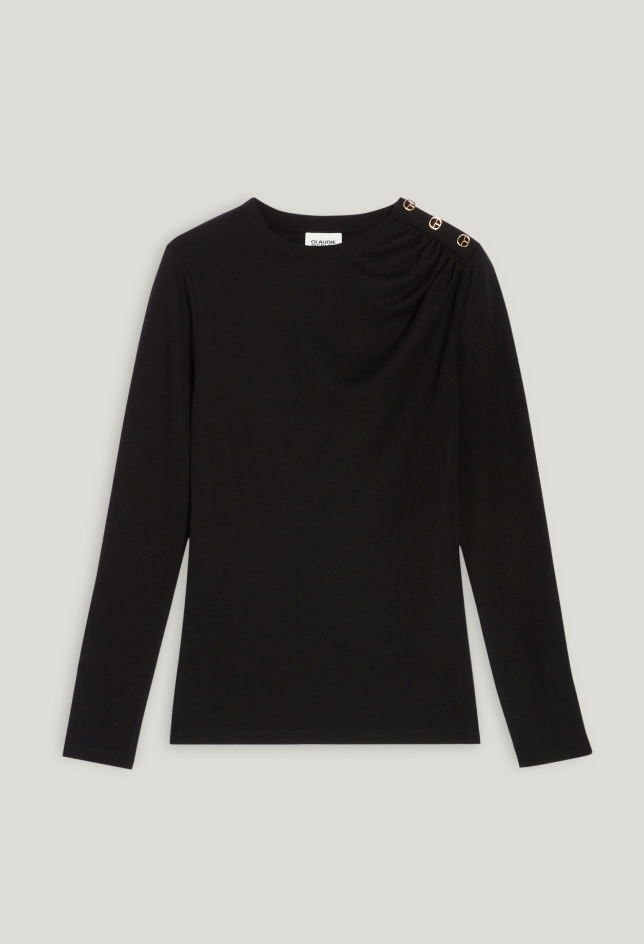 T-shirt laine noir