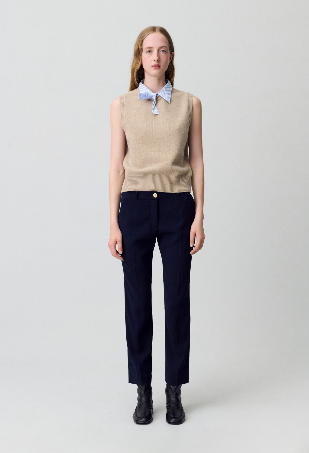 Pantalon tailleur cigarette