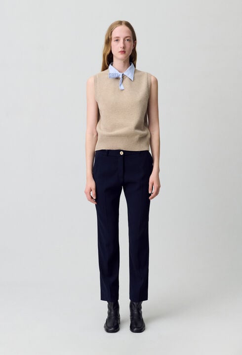 Pantalon tailleur cigarette