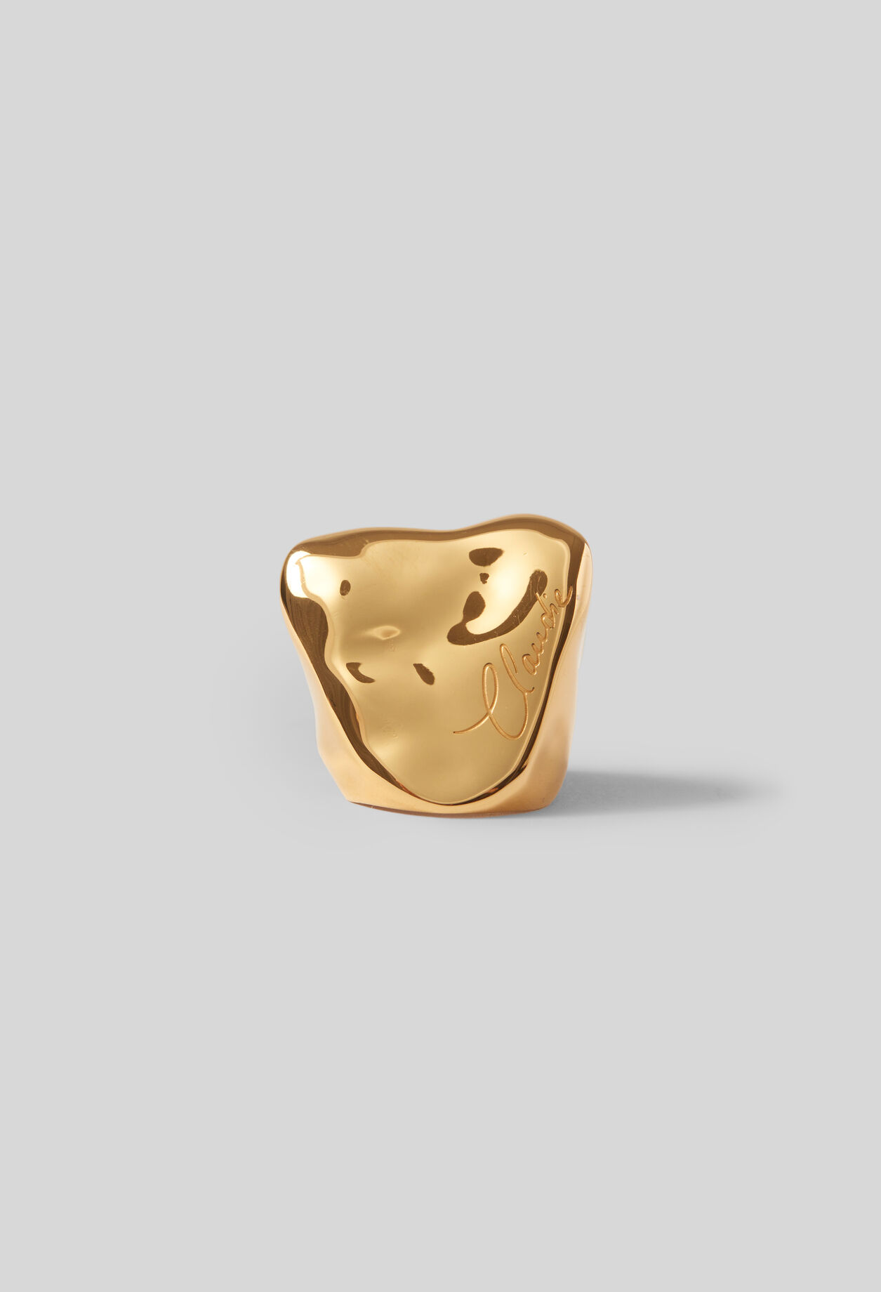 Bague chevalière cœur