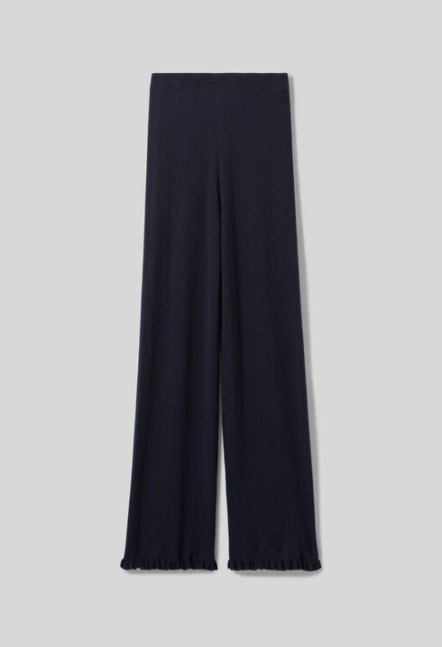 Pantalon flare maille
