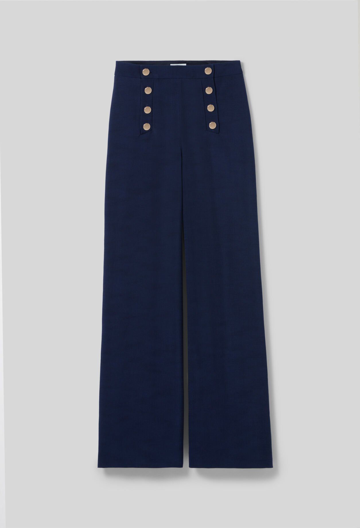 Pantalon droit à pont