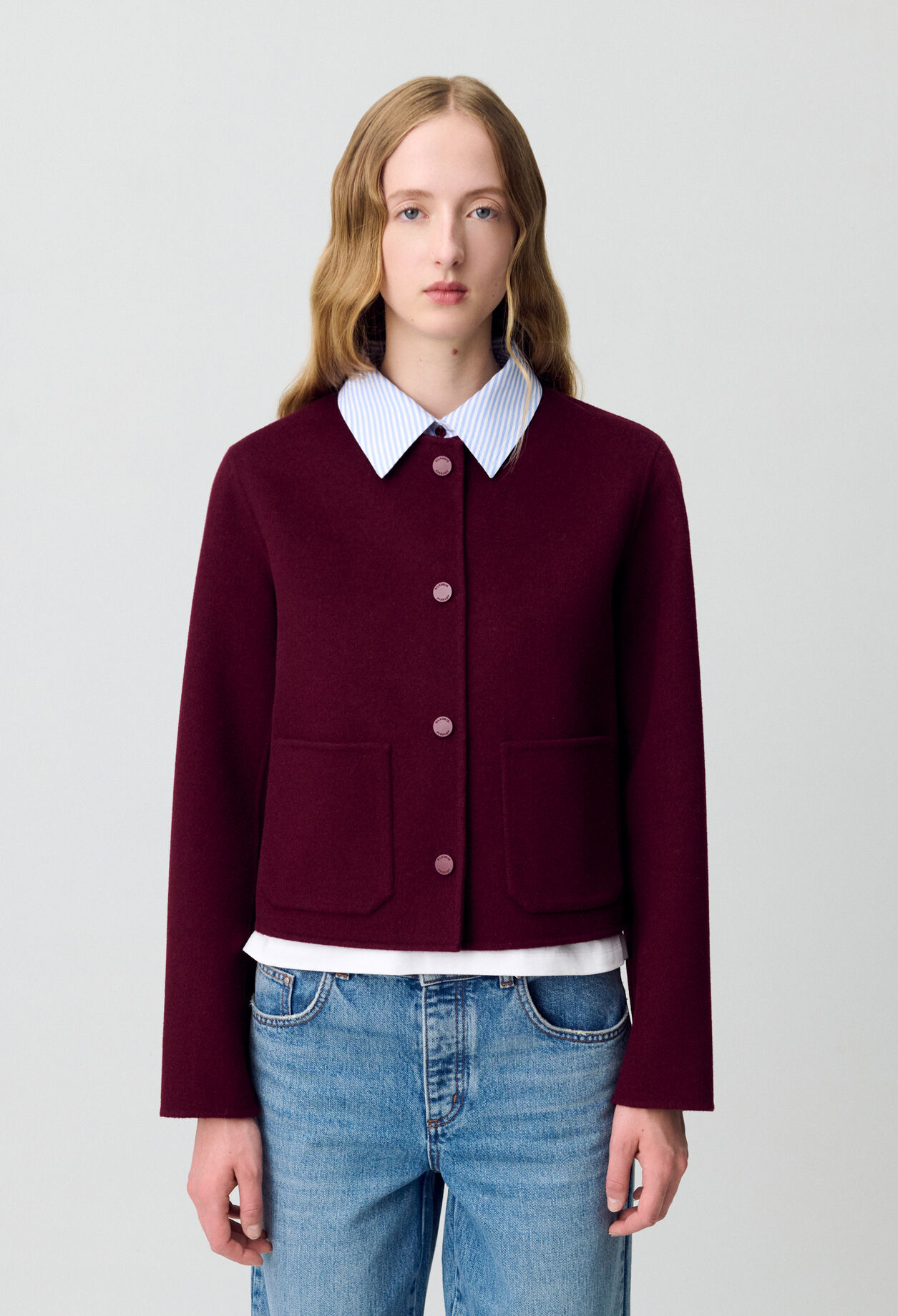 Veste courte laine