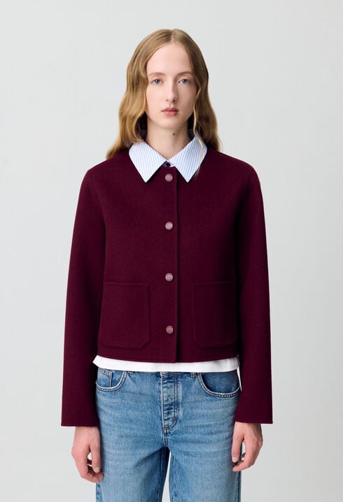 Veste courte laine