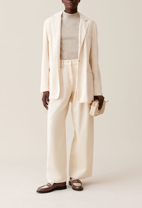 Veste tailleur denim oversized