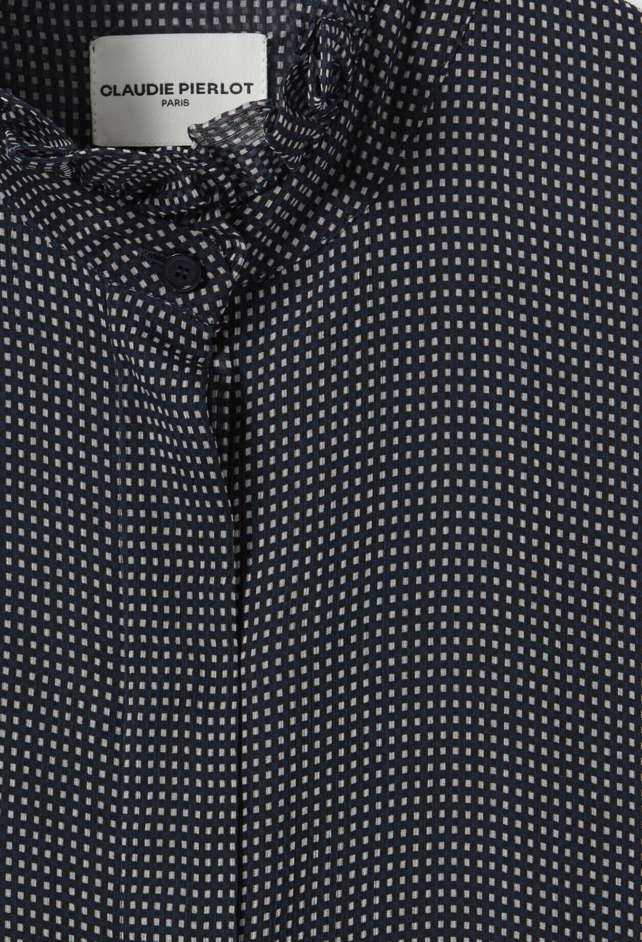 Chemise fluide petits carreaux