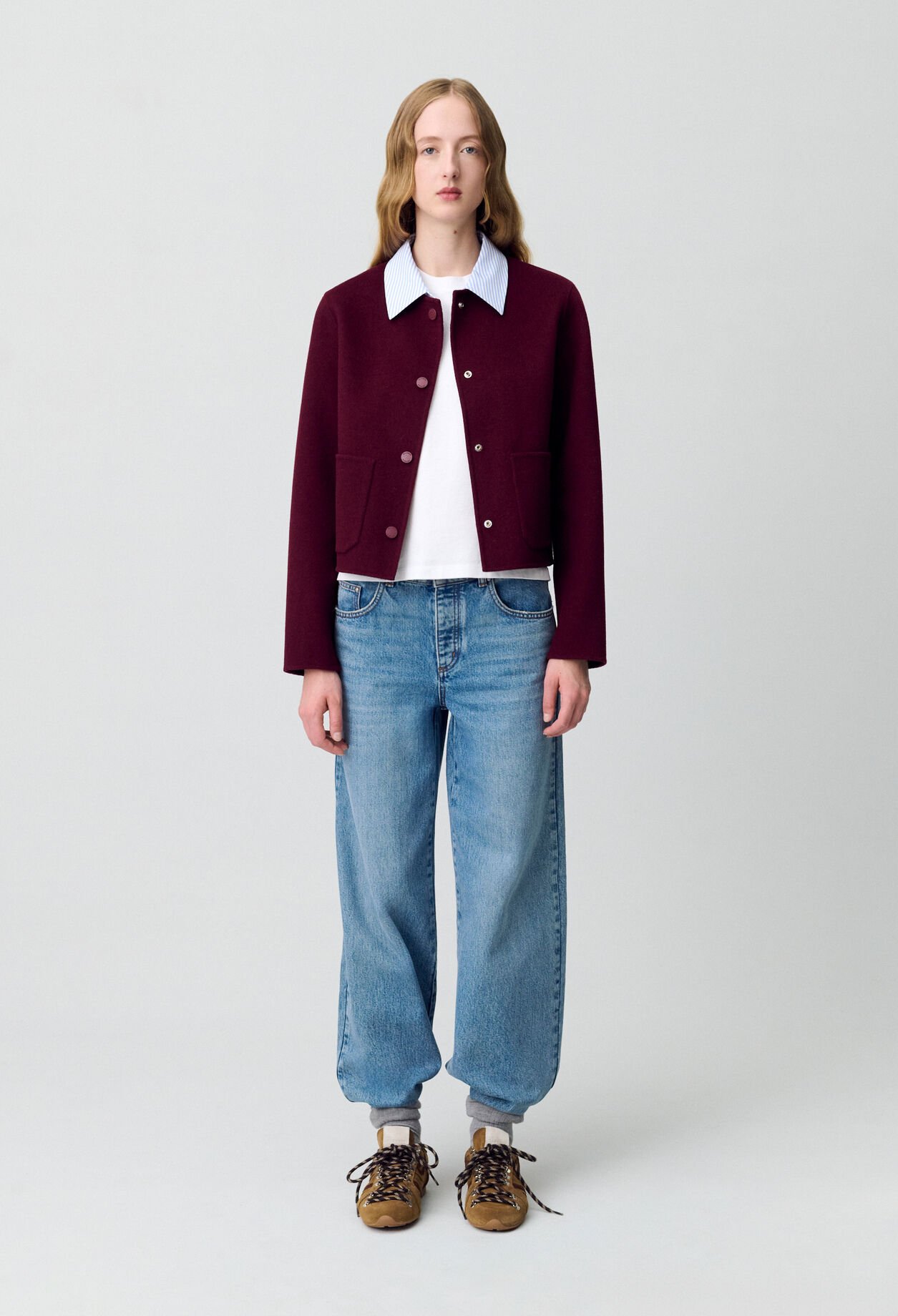 Veste courte laine