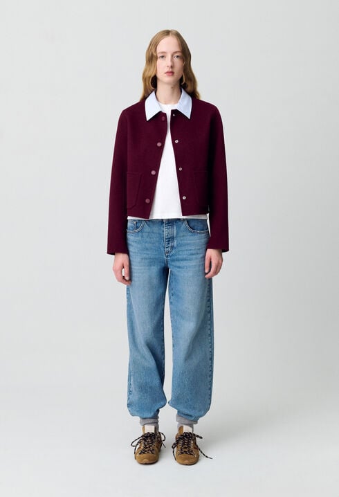 Veste courte laine