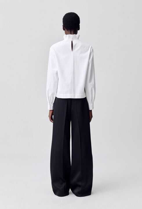Blouse fluide rayée