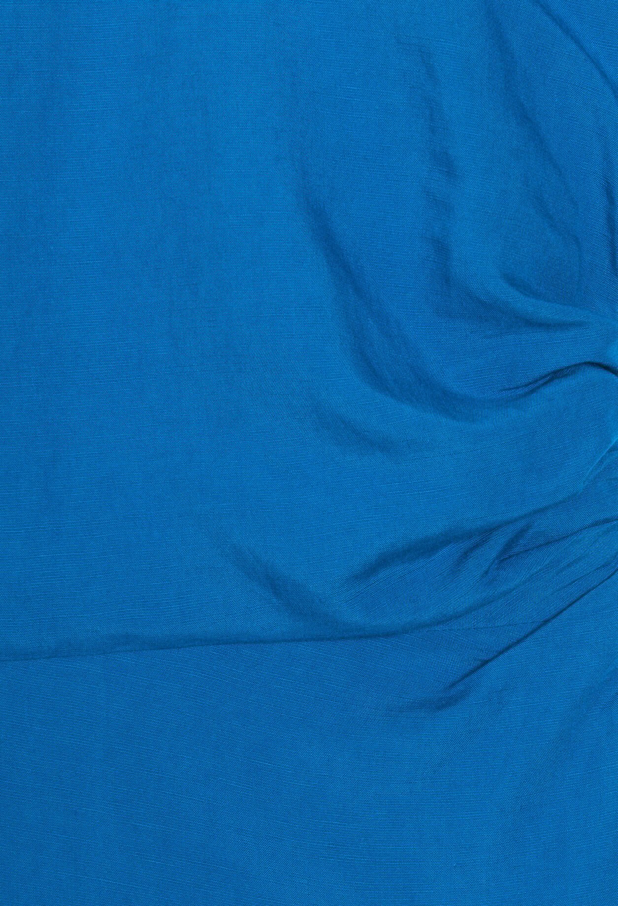 Robe midi asymétrique bleue