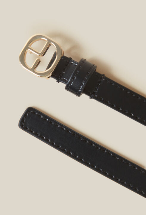 Ceinture cuir boucle CP