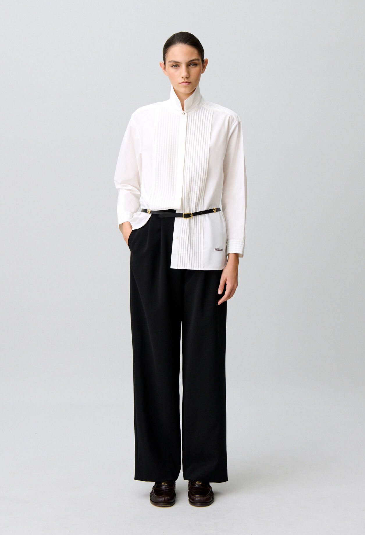 Pantalon tailoring jambes droites