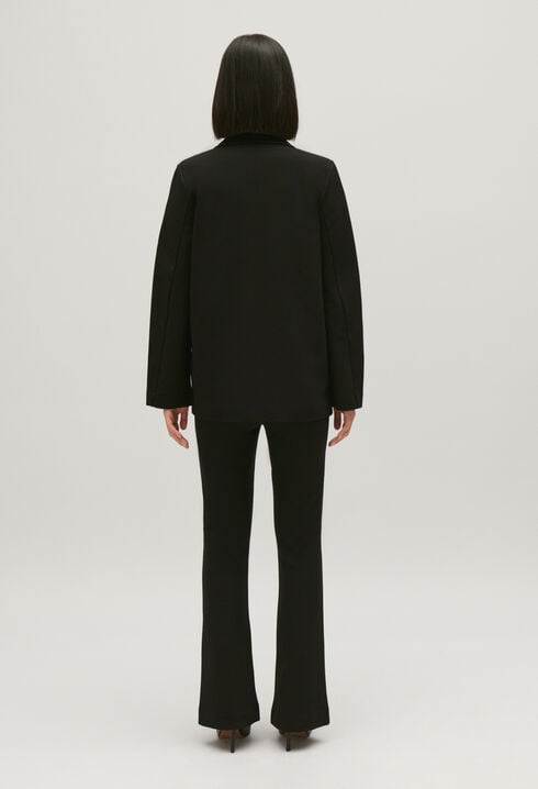 Veste tailleur oversize noir