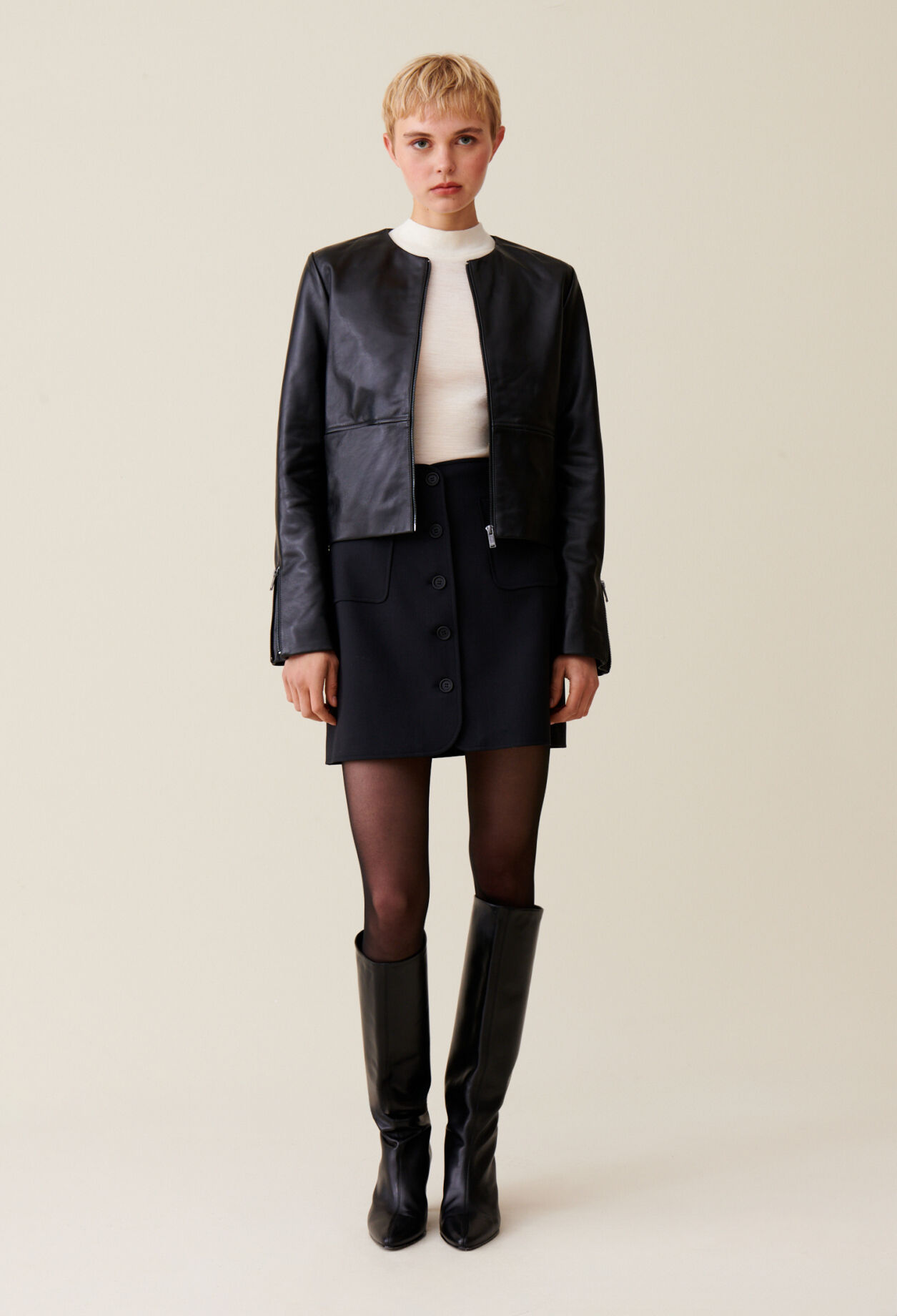 Cuir pour femme Claudie Pierlot