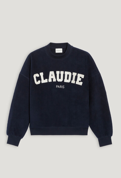 Sweatshirt polaire marine