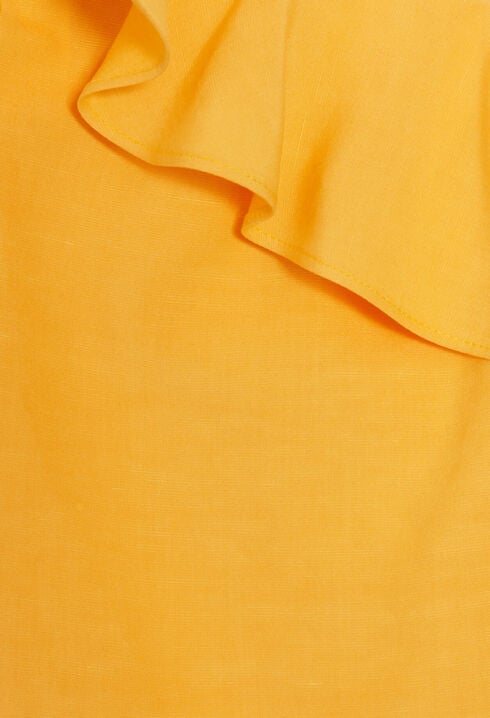 Top asymétrique jaune