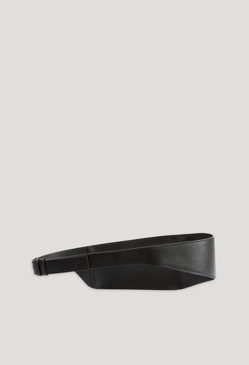 Sac ceinture cuir noir
