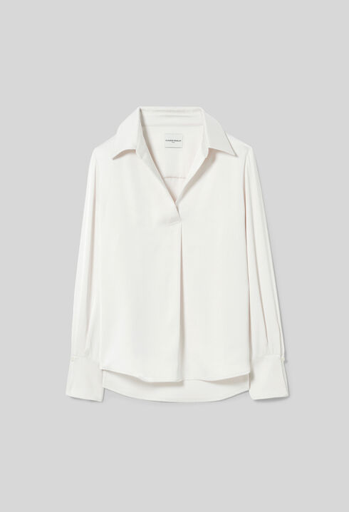 Blouse fluide col