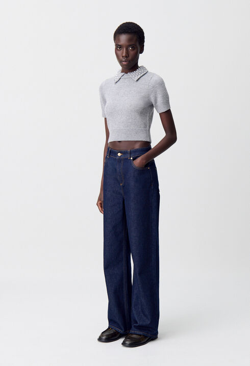 Top maille court