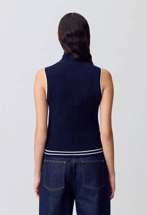 Pull sans manches