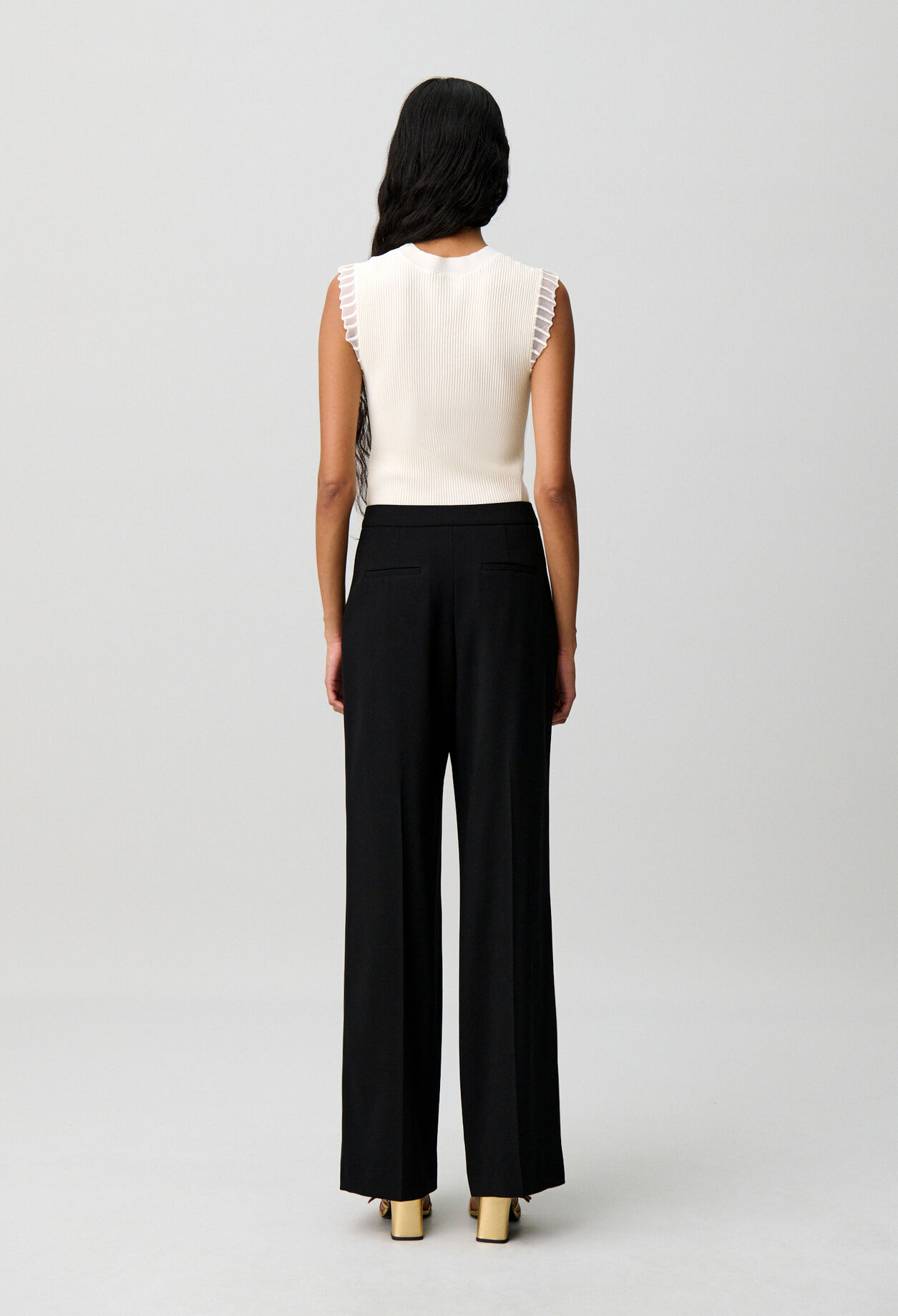 Pantalon &agrave; pont