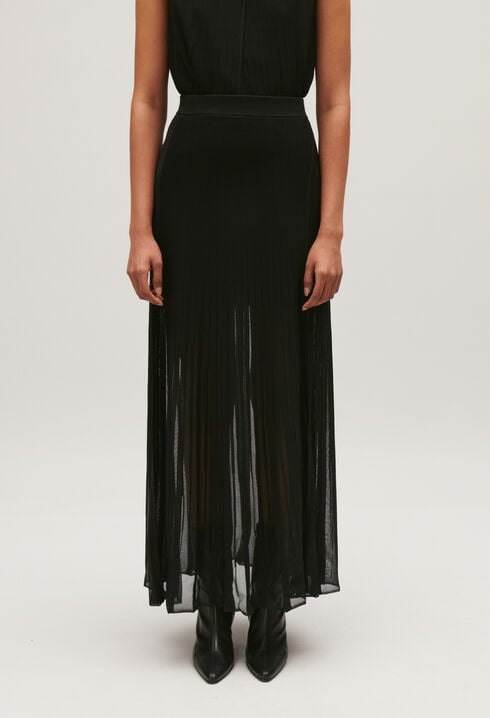 Jupe longue maille