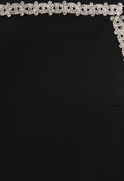 Robe droite ajust&eacute;e n&oelig;uds