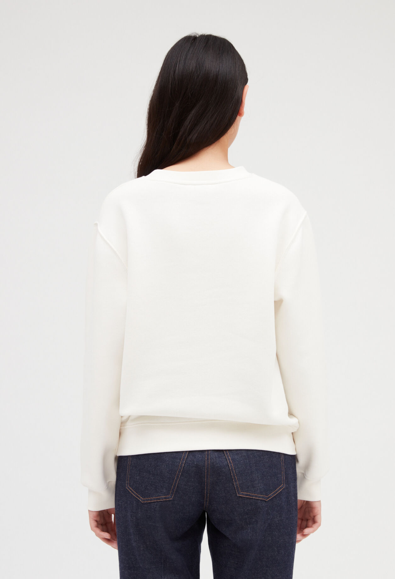 Sweatshirt écru patch C