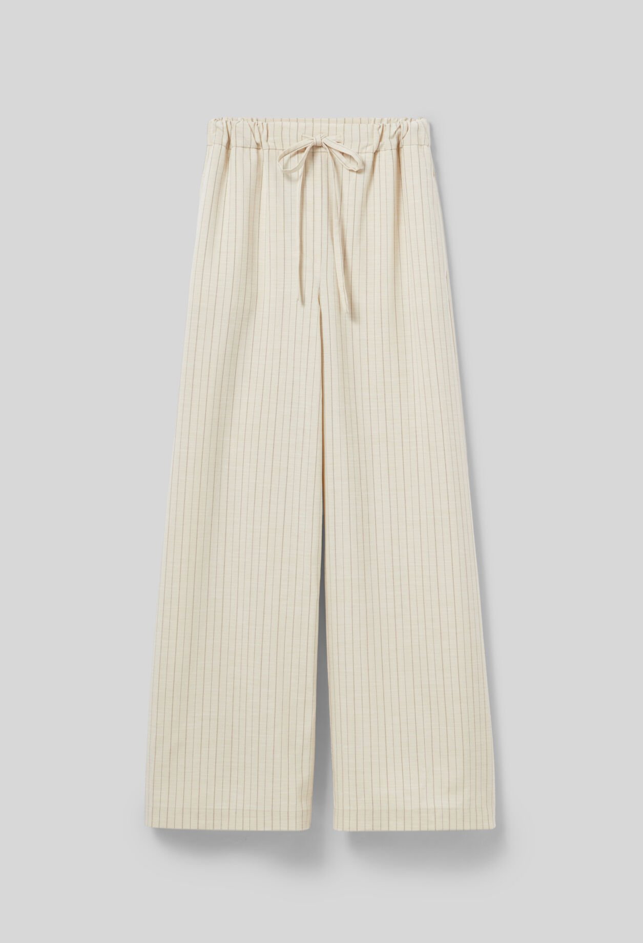 Pantalon large à rayures