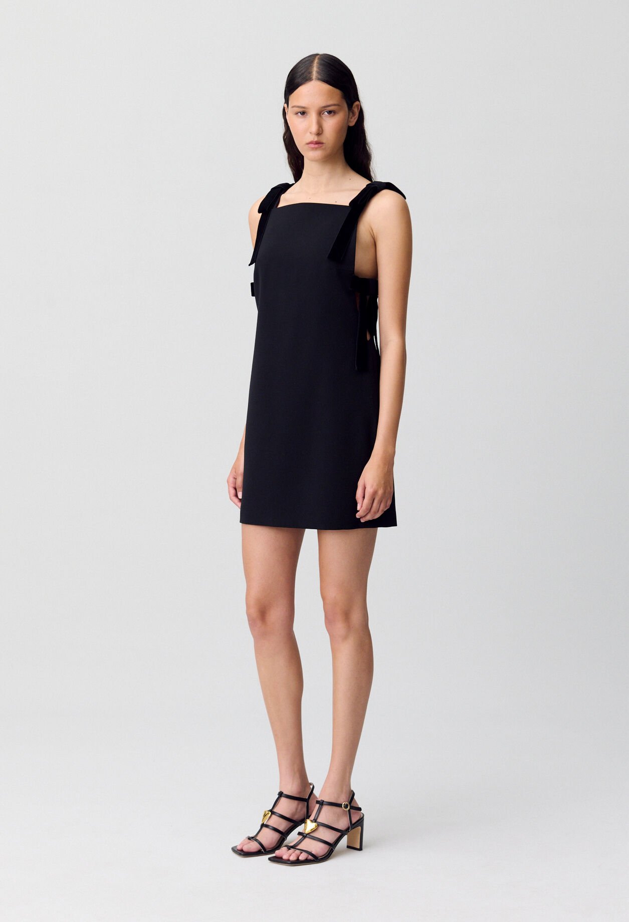 Robe courte velours