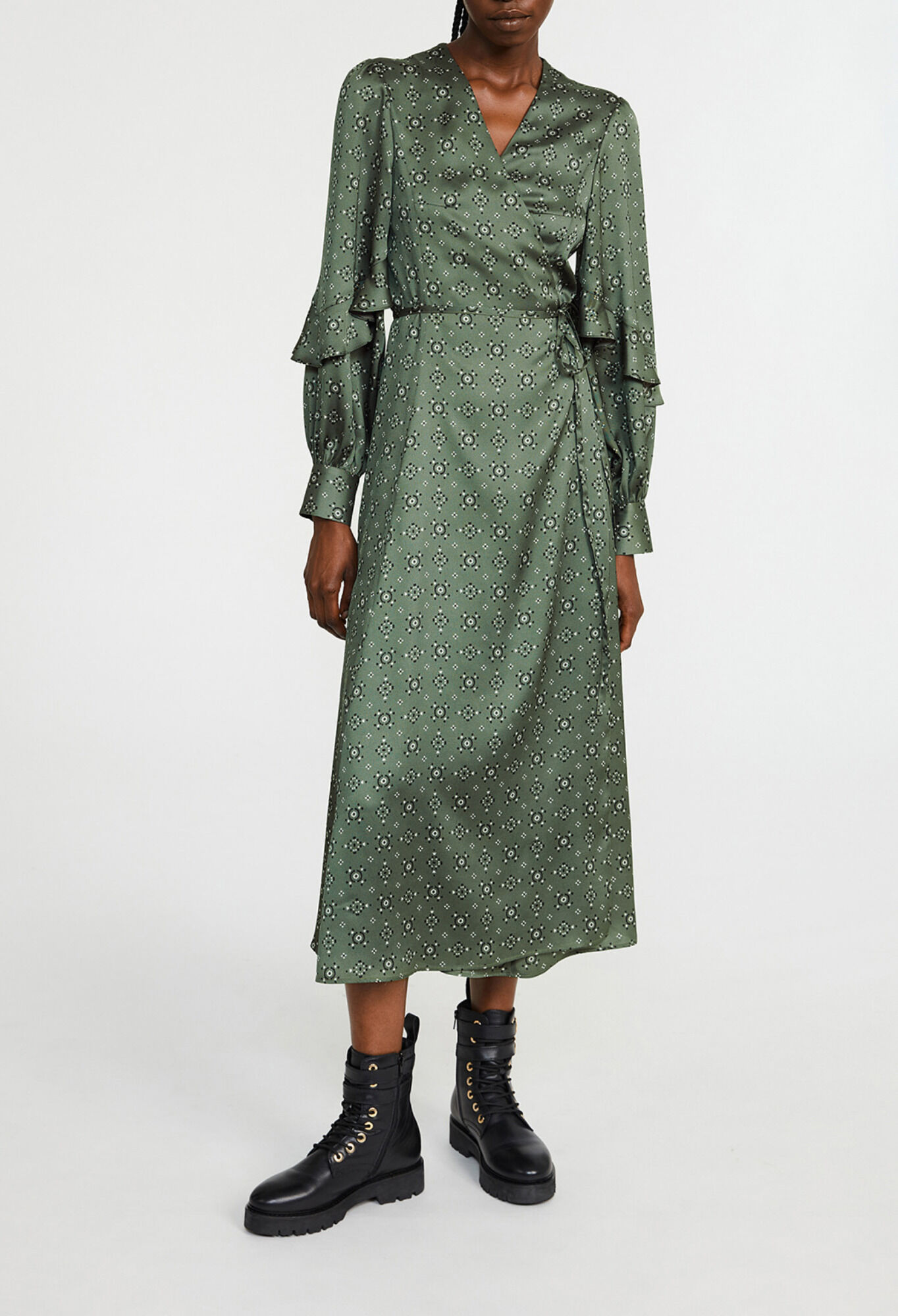 Robe longue cache c ur