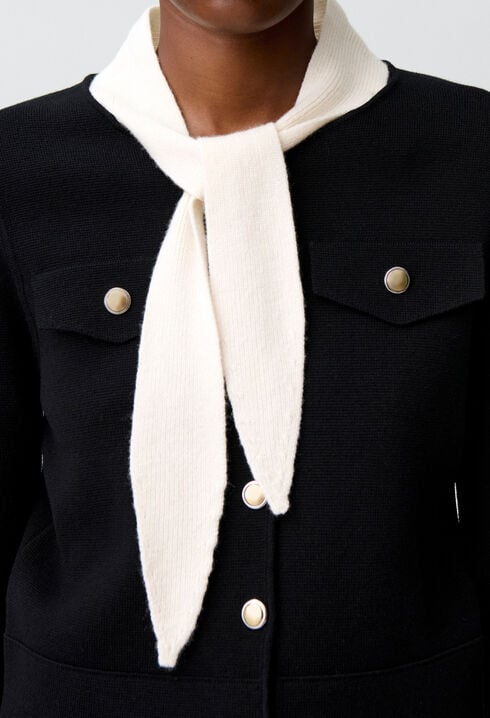 Cardigan maille &eacute;paisse