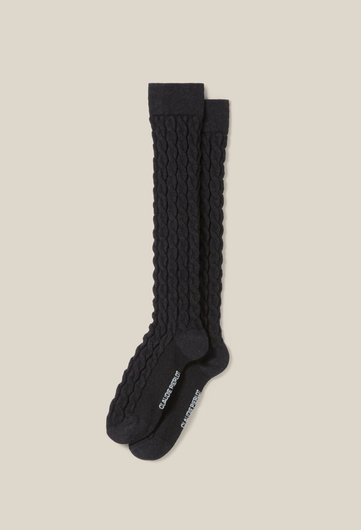 Chaussettes jacquard mi-mollet
