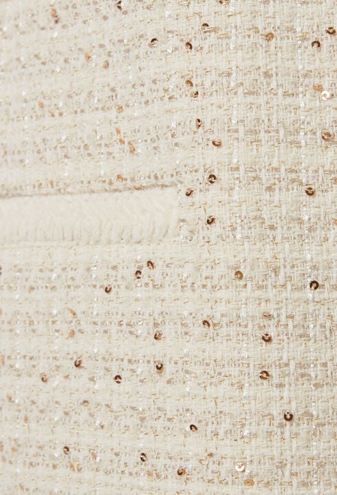Robe courte tweed