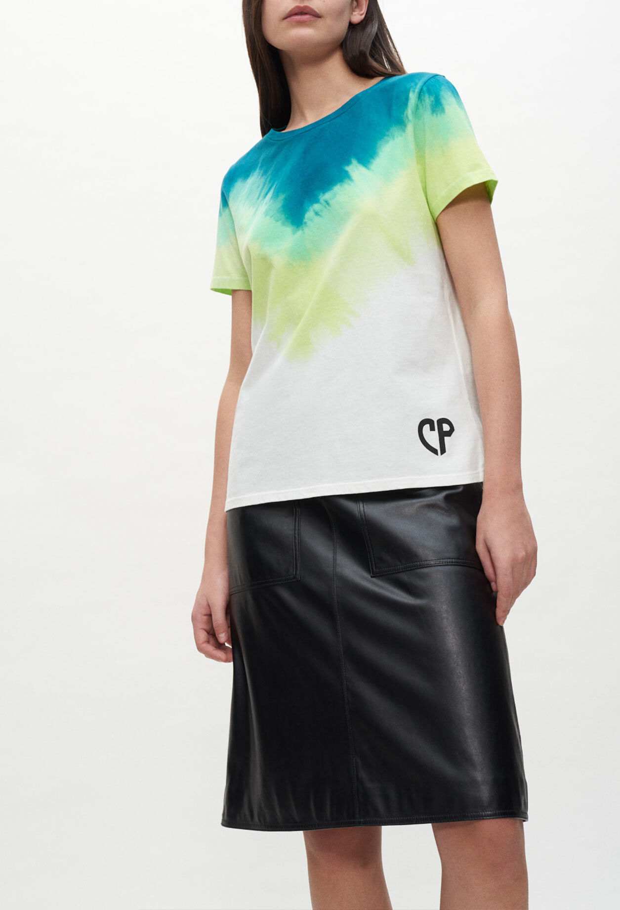 T-shirt tie & dye géométrique