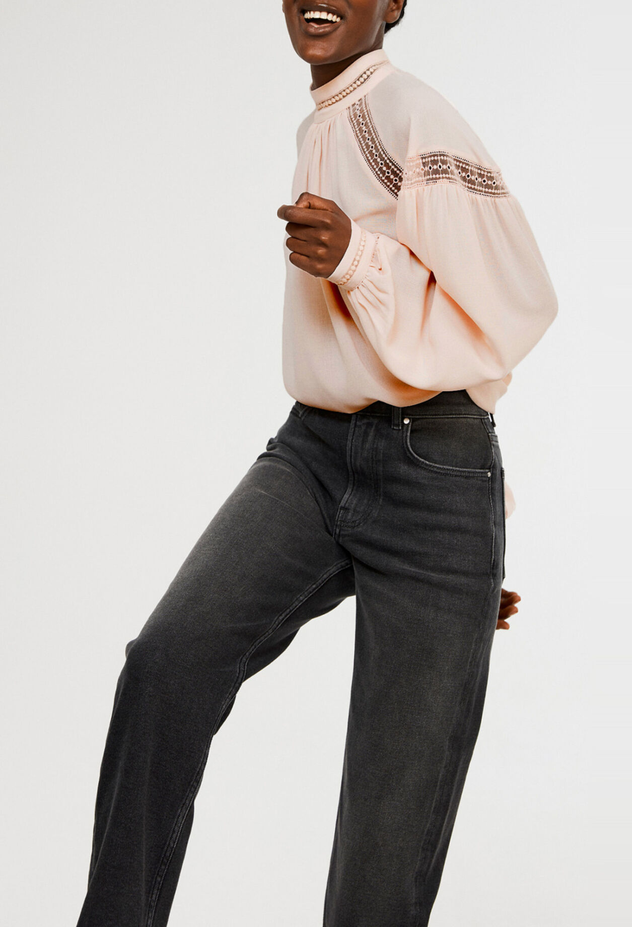 Blouse à dentelle