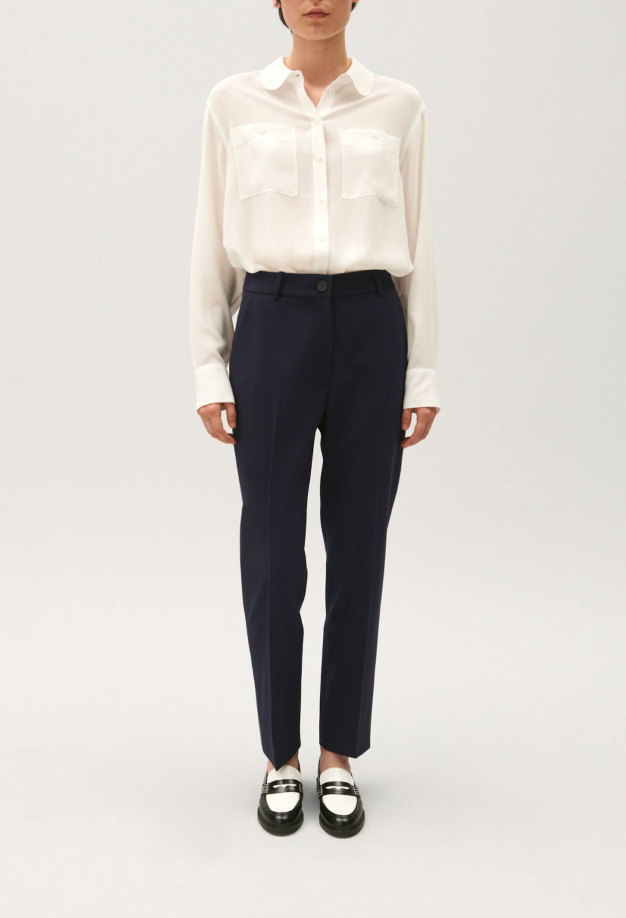 Pantalon tailleur cigarette