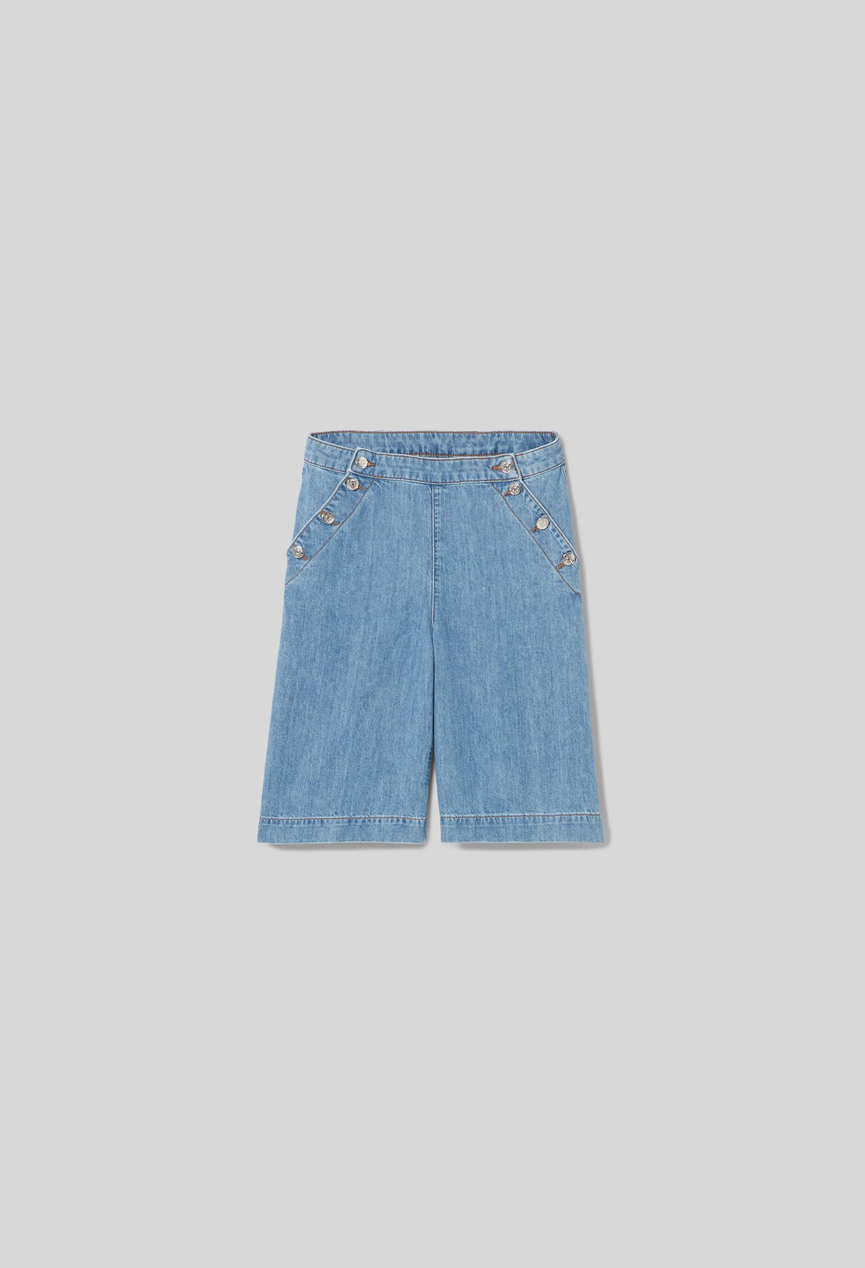 Short &agrave; pont denim
