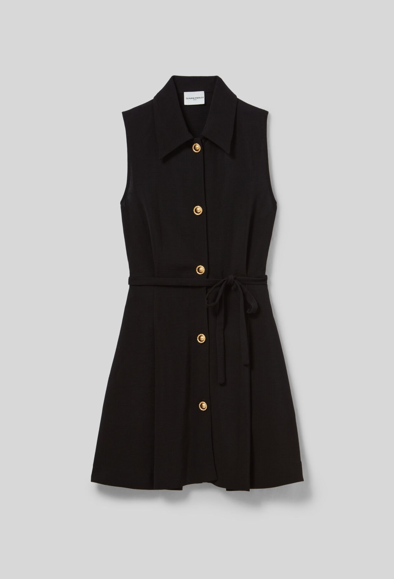 Robe courte sans manches